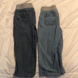 2 pairs jeans 2T